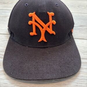 Black and Orange Baseball Hat